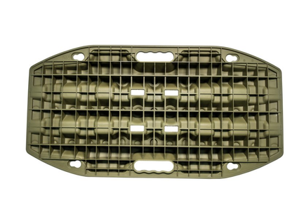 Plaque à sable Maxtrax Mini + Jaxbase vert olive - Le set sur Xperts4x4 Accessoires 4x4 Off-Road
