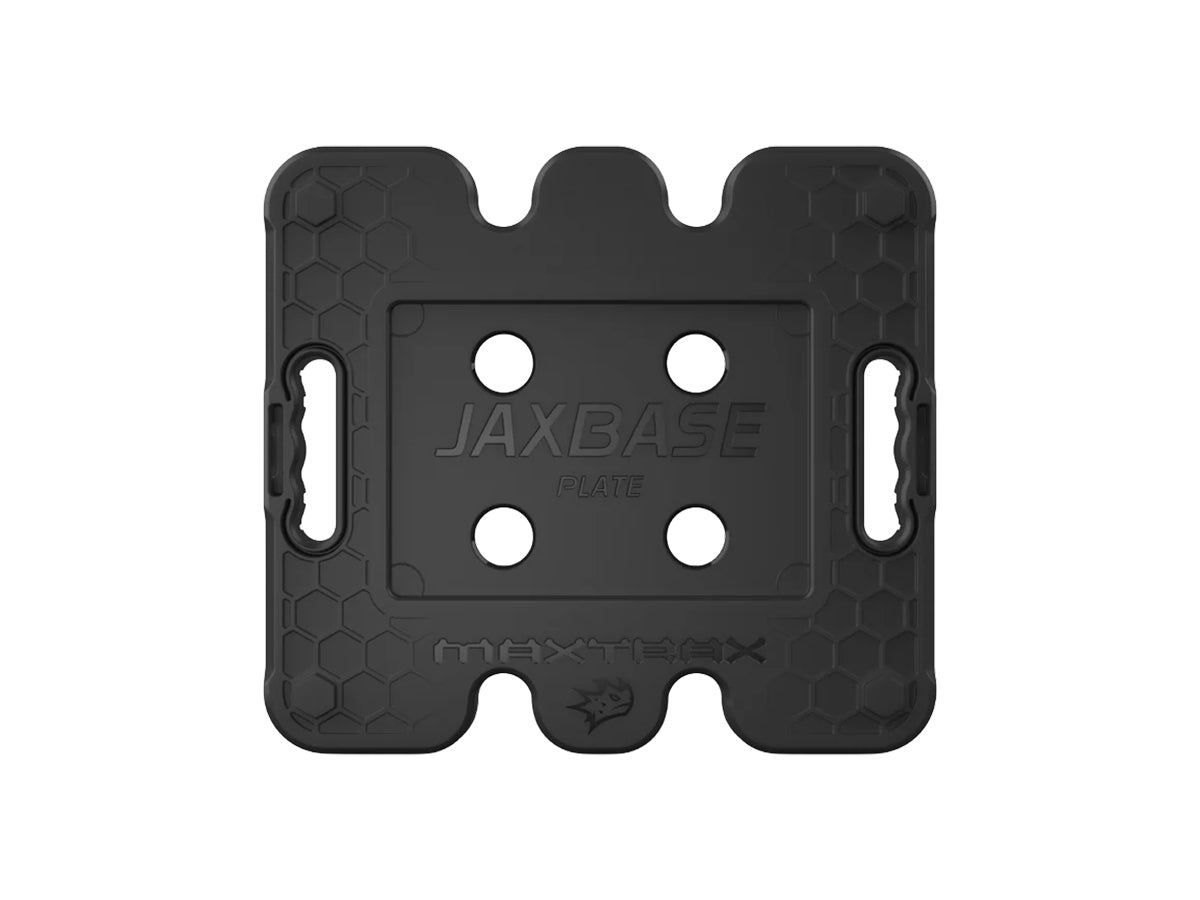 Plaque Maxtrax Jaxbase Plate, plaque à sable solide pour stabiliser le cric 4x4 en terrain difficile.