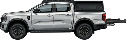 Plateau Coulissant Ford Ranger T6-T8 Double Cabine Predator Offroad sur Xperts4x4 Accessoires 4x4 Off-Road