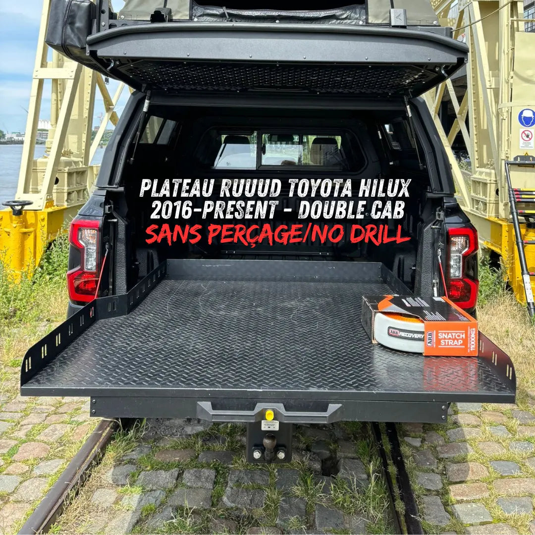 Plateau Coulissant RUUUD Toyota Hilux REVO 2016 a Present Double Cab (Sans Perçage) sur Xperts4x4 Accessoires 4x4 Off-Road