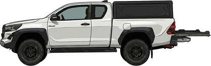 Plateau Coulissant Toyota Hilux 2016+ Extra Cabine Predator Offroad sur Xperts4x4 Accessoires 4x4 Off-Road