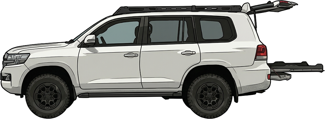 Plateau Coulissant Toyota Land Cruiser (200 Series) Predator Offroad sur Xperts4x4 Accessoires 4x4 Off-Road