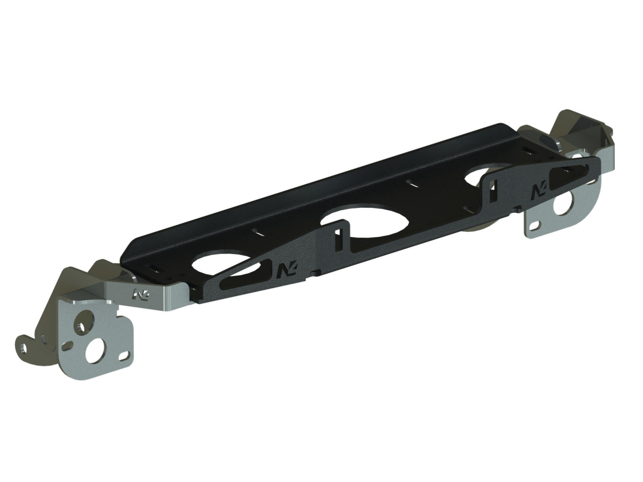 Platine de treuil intégrée au pare-chocs d’origine pour Isuzu D-Max 2012-2020, fabriquée par N4 OFFROAD.