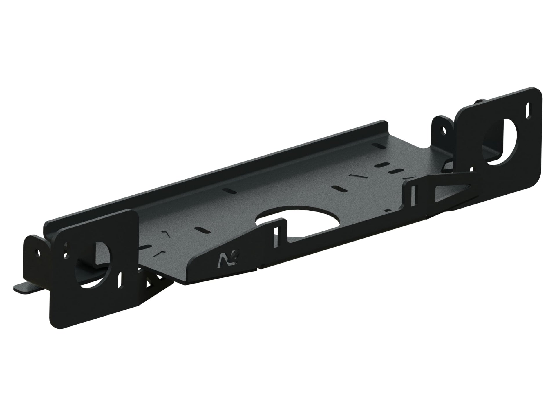 Platine de treuil intégrée au pare-chocs d'origine pour Isuzu D-Max N57 N60 après 2020, marque N4 OFFROAD, robuste et pratique.