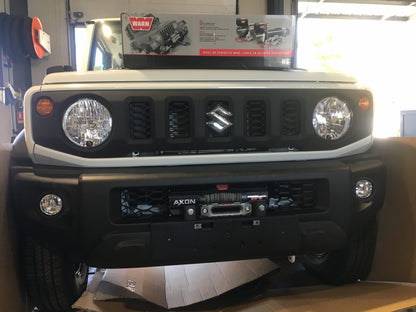 Platine de treuil intégrée au pare-chocs d'origine pour Suzuki Jimny après 2018, N4 OFFROAD, fixation robuste pour treuil.