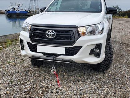 Platine de treuil intégrée au pare-chocs d'origine pour Toyota Hilux Revo avant 12/2020, marque N4 OFFROAD.
