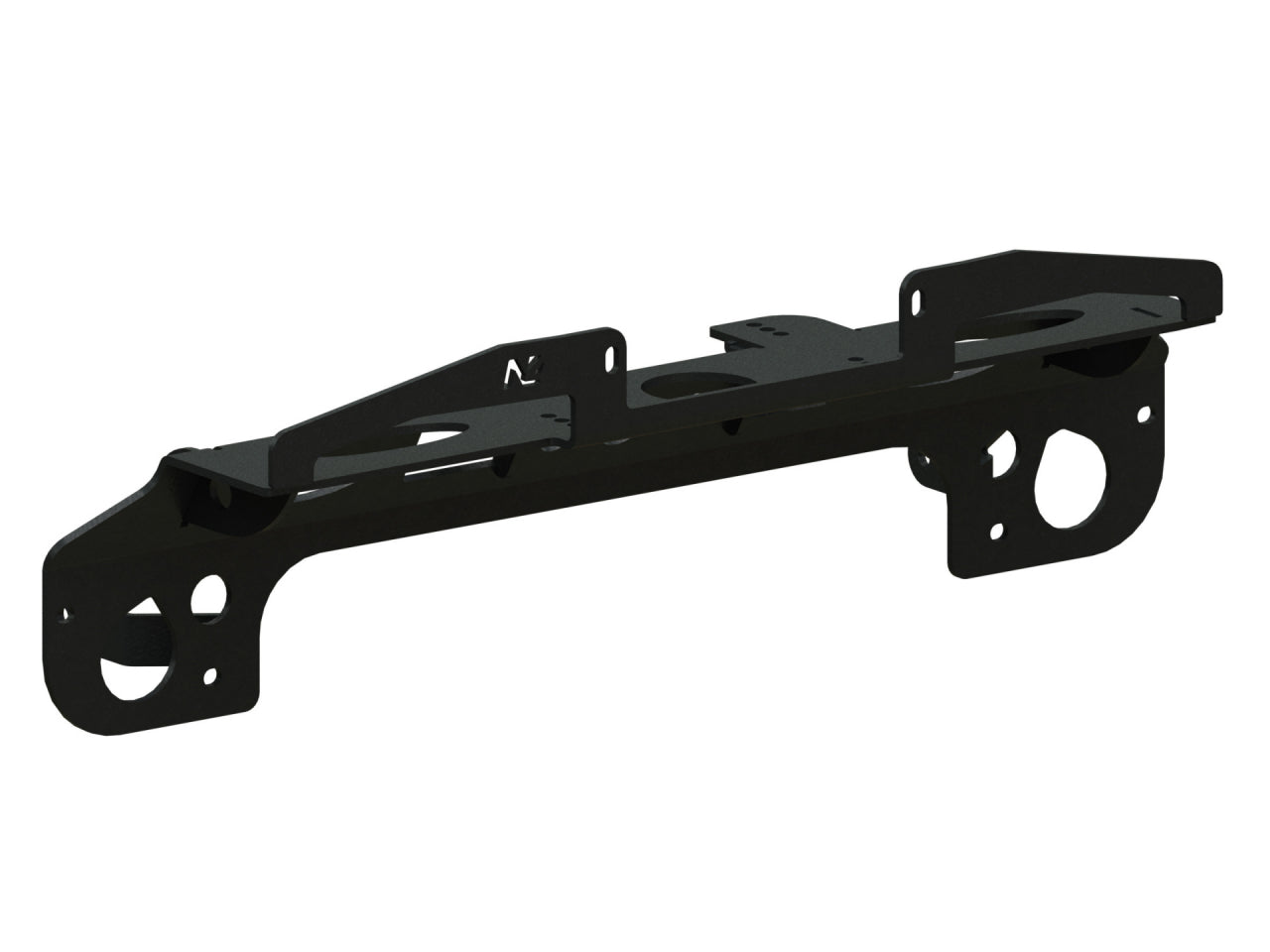 Platine de treuil N4 OFFROAD intégrée au pare-chocs d'origine pour Toyota Hilux Revo avant 12/2020, robuste et adaptée au tout-terrain.