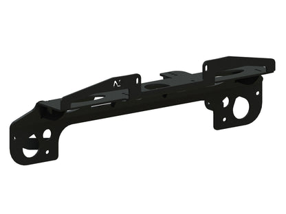 Platine de treuil N4 OFFROAD intégrée au pare-chocs d'origine pour Toyota Hilux Revo avant 12/2020, robuste et adaptée au tout-terrain.