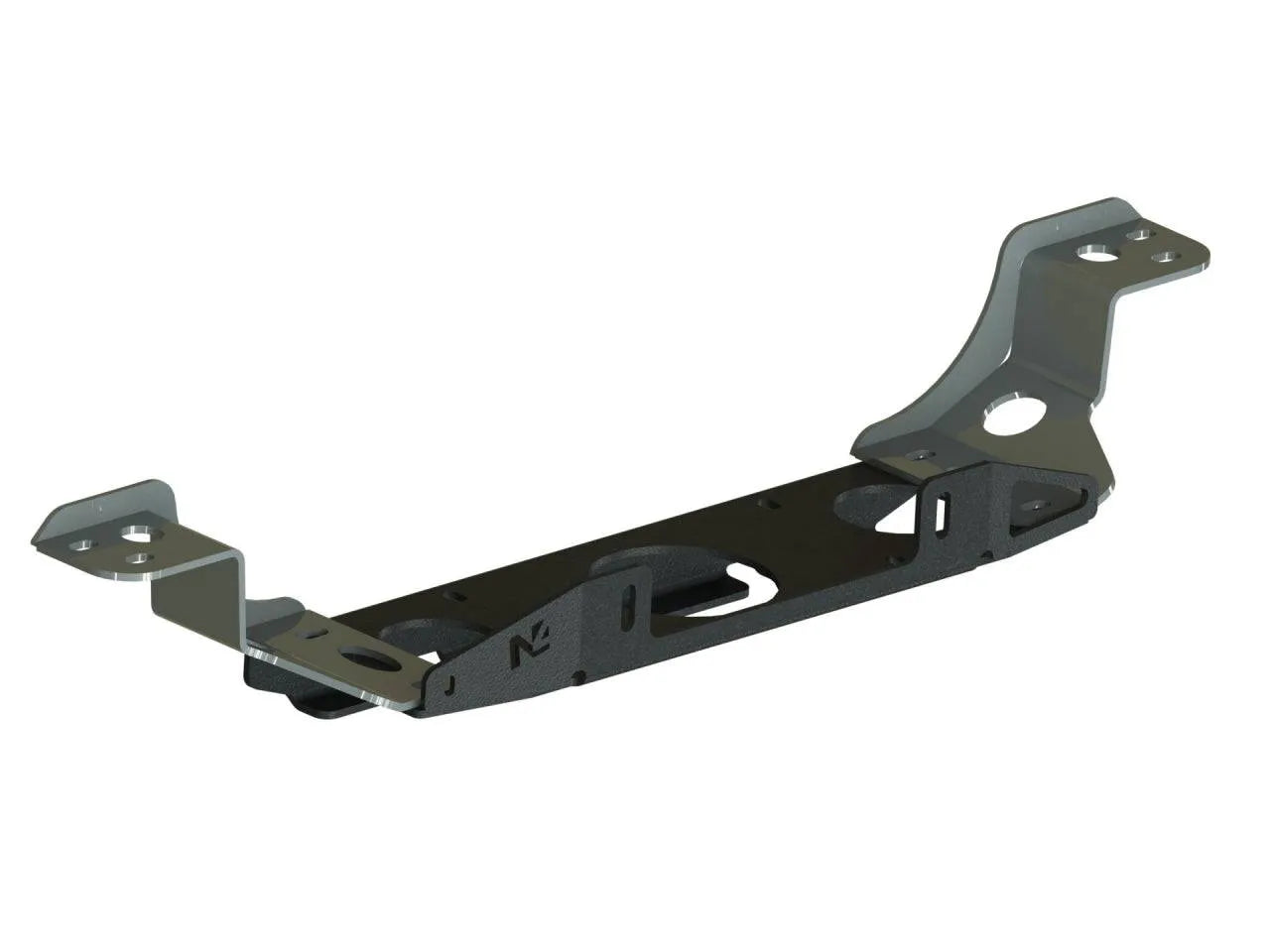 Platine de Treuil Mitsubishi Pajero 4 sur Pare-choc d'Origine sur Xperts4x4 Accessoires 4x4 Off-Road