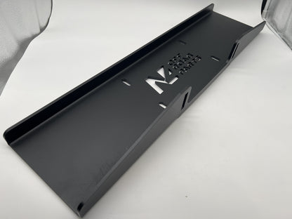 Platine de treuil universelle N4 OFFROAD en acier, 6mm, supportant 3.6T à 5.4T, pour treuils tout-terrain.