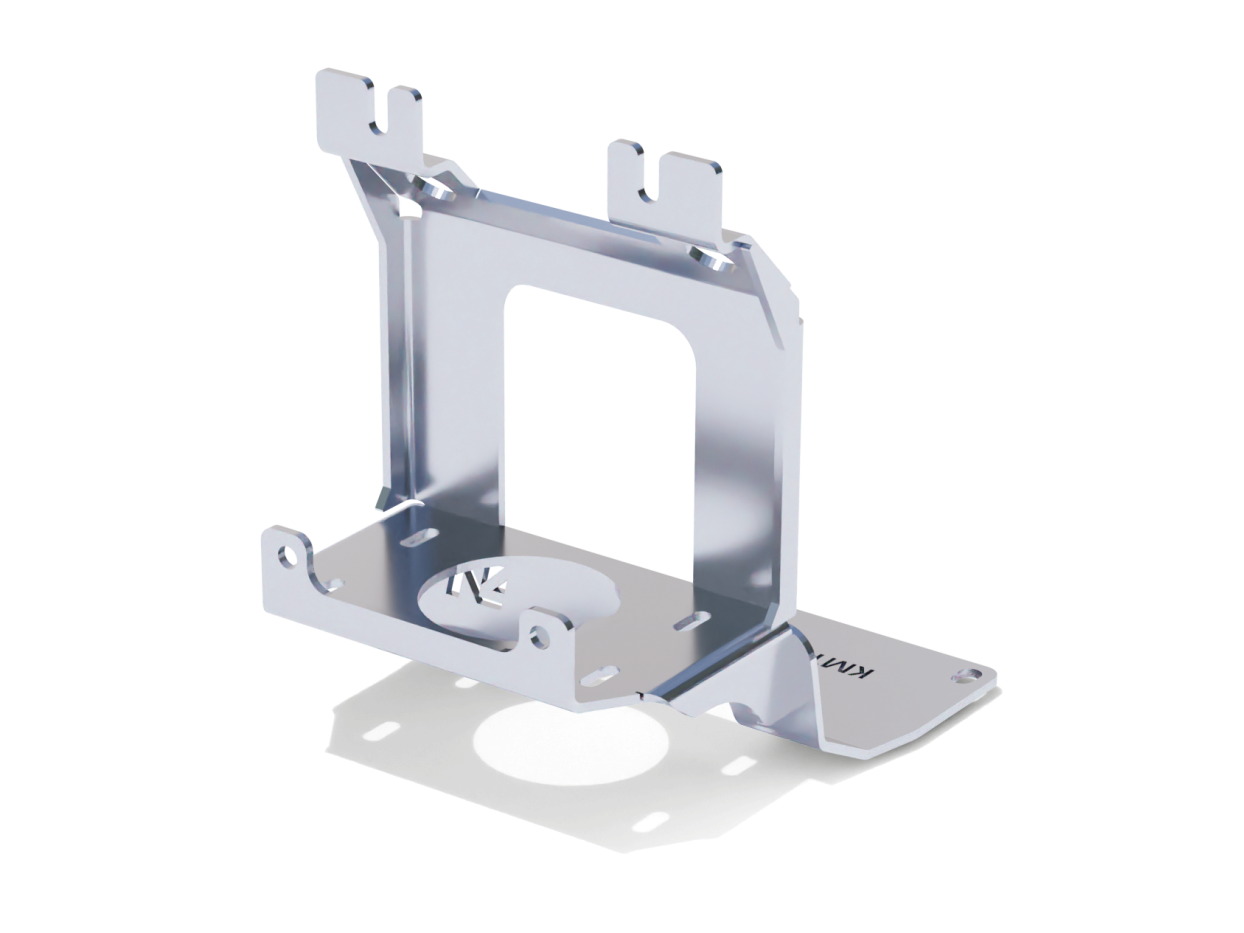 Platine de treuil intégrée pour pare-chocs d'origine Dacia Duster 2 phase II, marque N4 OFFROAD, fixation solide.