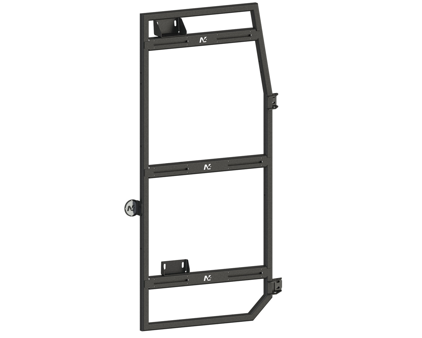 Porte roue en aluminium pour porte arrière droite Mercedes Sprinter W907 N4 OFFROAD, montage robuste et durable.