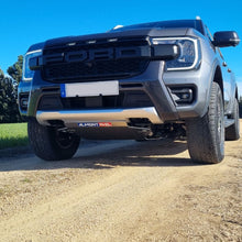 Protection inférieure avant 8mm ALMONT4WD pour Ford Ranger PX4 Hybride 2025, robuste blindage pour le véhicule.