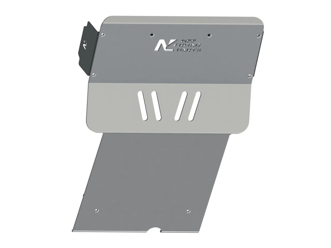 Protection inférieure avant en aluminium 8mm pour Toyota Land Cruiser 100/105 par N4 Offroad, robuste et résistant aux chocs.
