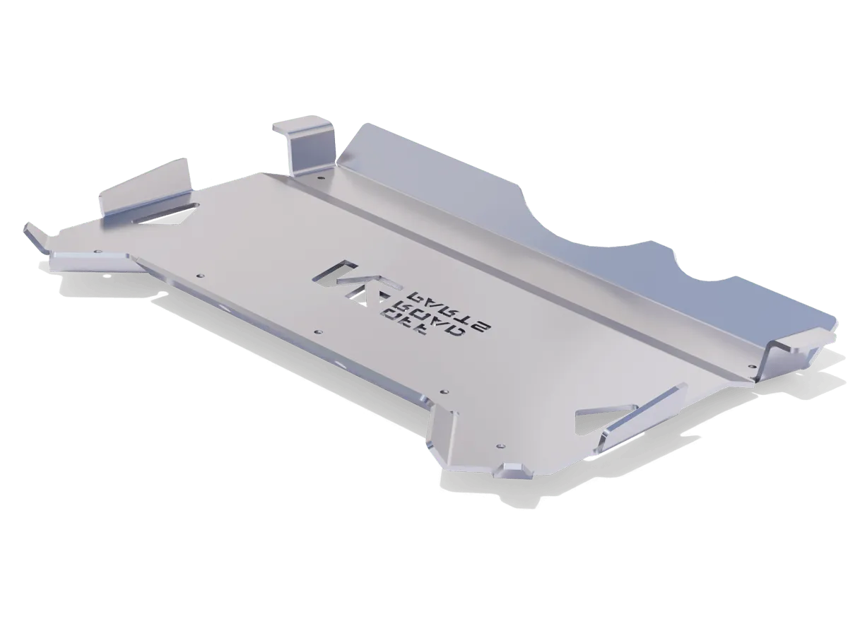 Protection inférieure en aluminium 8mm pour boîte de transfert Ineos Grenadier 2023 par N4 OFFROAD, blindage robuste tout-terrain.
