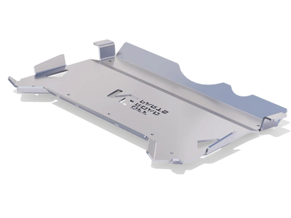 Protection inférieure en aluminium 8mm pour boîte de transfert Ineos Grenadier 2023 par N4 OFFROAD, blindage robuste tout-terrain.