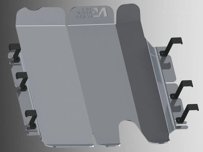 Protection inférieure en aluminium 8mm pour boîte transfert et réservoir sur Toyota Land Cruiser 76/78/79, par N4 OFFROAD.