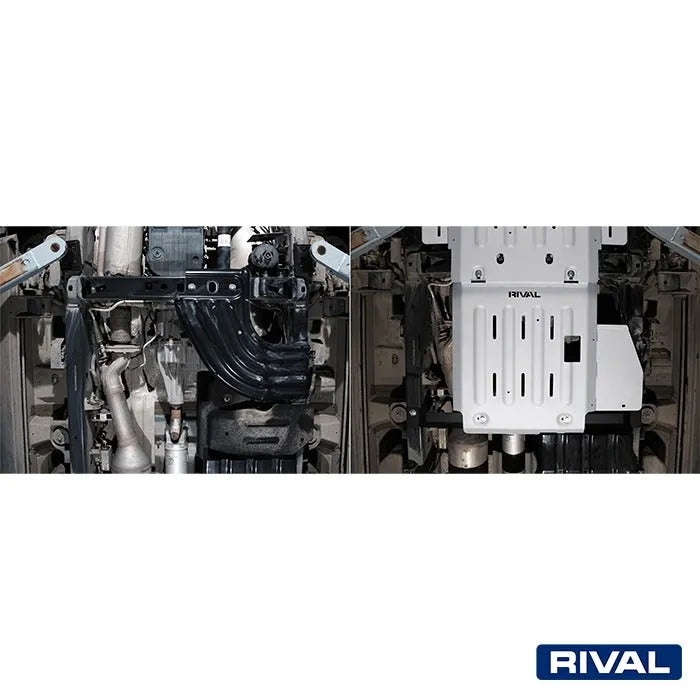 Blindage inférieur Boite de Transfert RIVAL4X4 - Dodge RAM 1500 DIESEL - Aluminium 6mm sur Xperts4x4 Accessoires 4x4 Off-Road