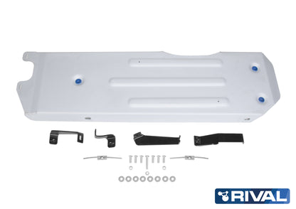 Kit de protections inférieures en aluminium 6mm Rival4x4 pour Isuzu D-Max 2020+, renforçant la protection du véhicule.