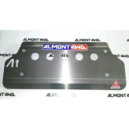 Protection inférieure ALMONT4WD pour Land Rover Defender 90/110/130, protection frontale robuste en métal.