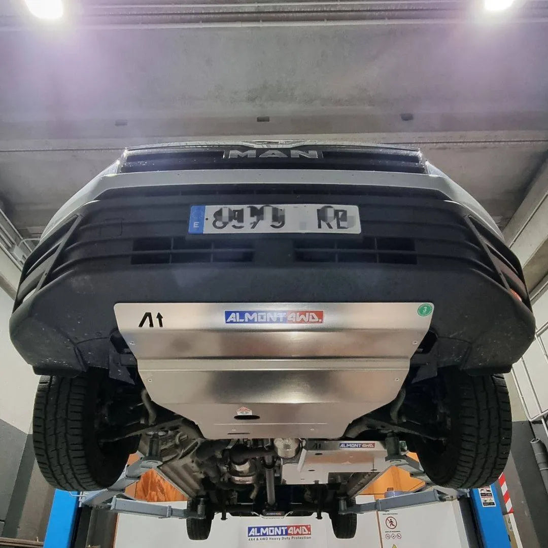 Protection Duralumin 6mm Frontale | MAN TGE 4x4 et Volkswagen Crafter sur Xperts4x4 Accessoires 4x4 Off-Road