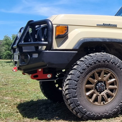 Protection frontale ALMONT4WD pour Toyota HZJ 76-79, protections inférieures robustes pour 2024+ véhicules tout-terrain