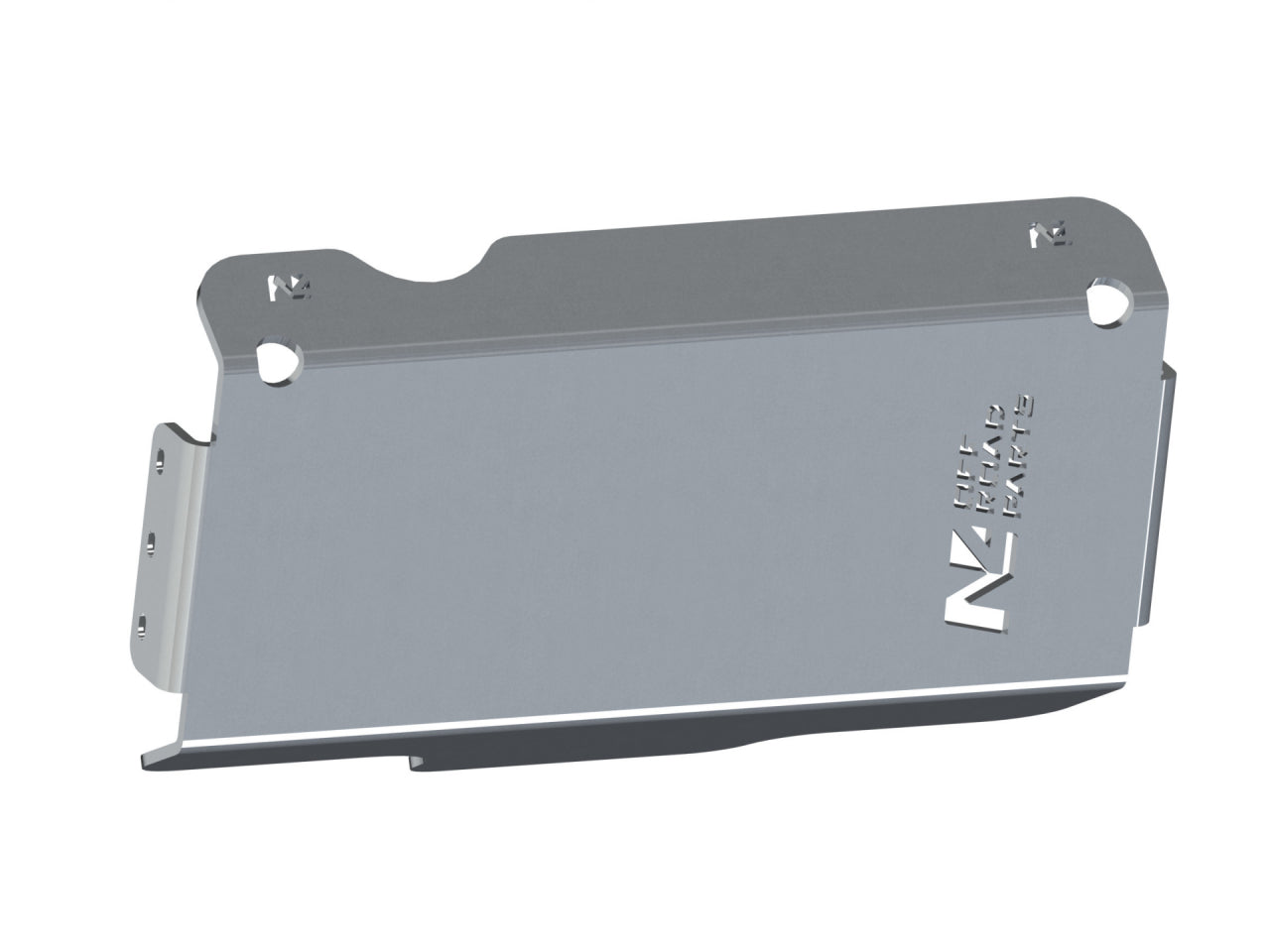 Protection inférieure de la boîte de transfert Iveco Daily 4x4 phase 2 après 2019 par N4 OFFROAD, robuste et adaptée au tout-terrain.