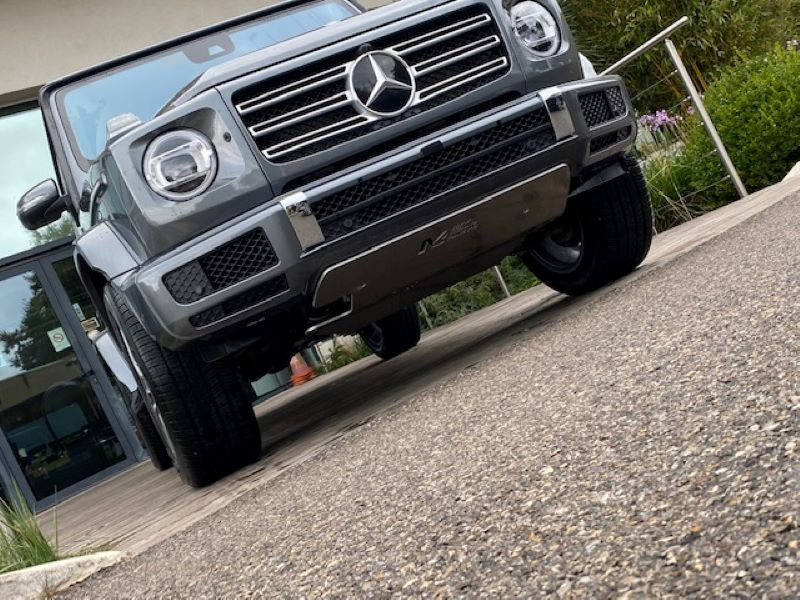 Ski de protection avant en aluminium 8mm pour Mercedes Classe G W465 Diesel, protection inférieure N4 OFFROAD, robuste et durable.