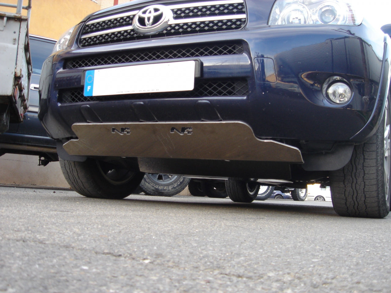 Protection inférieure en aluminium de 6mm pour Toyota RAV4 2006-2010, ski de protection avant N4 OFFROAD, robuste et durable.