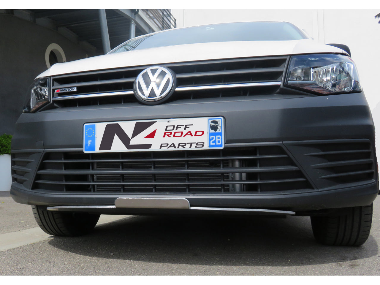 Protection inférieure en aluminium de 6mm pour Volkswagen Caddy 4Motion 2015-2020, protection avant robuste N4 OFFROAD.