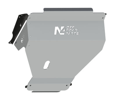 Protection avant en aluminium de 6mm pour Volkswagen Transporter T4, protection inférieure off-road N4 OFFROAD.