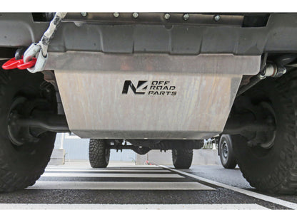 Protection inférieure en aluminium de 8mm pour ski avant de véhicule Iveco Daily 4x4 N4 OFFROAD, modèle 07/2014-10/2019.