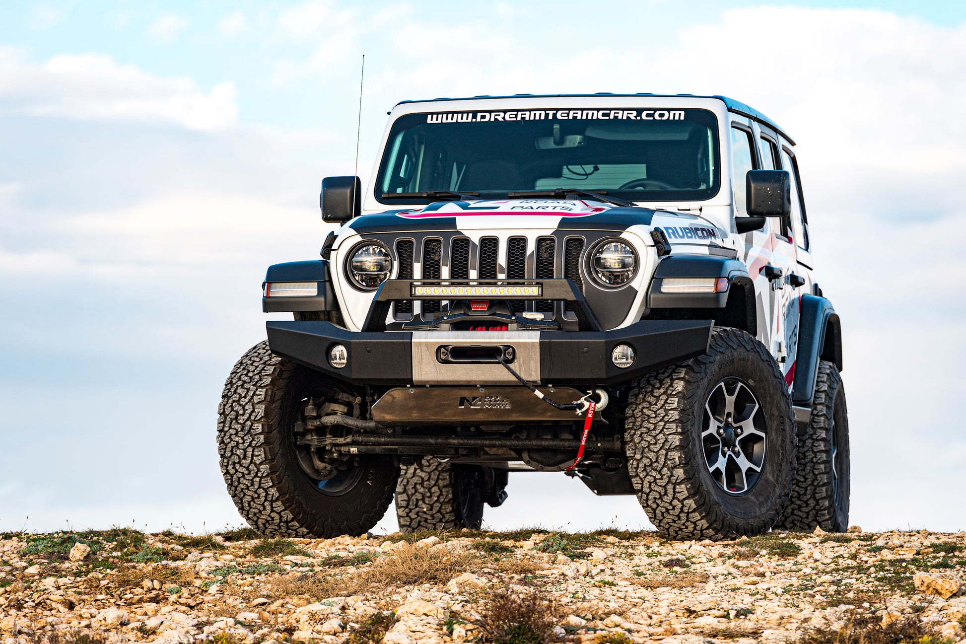 Protection inférieure en aluminium de 8mm pour Jeep Wrangler JL et Gladiator, compatible avec pare-chocs N4-Offroad, robuste et résistante