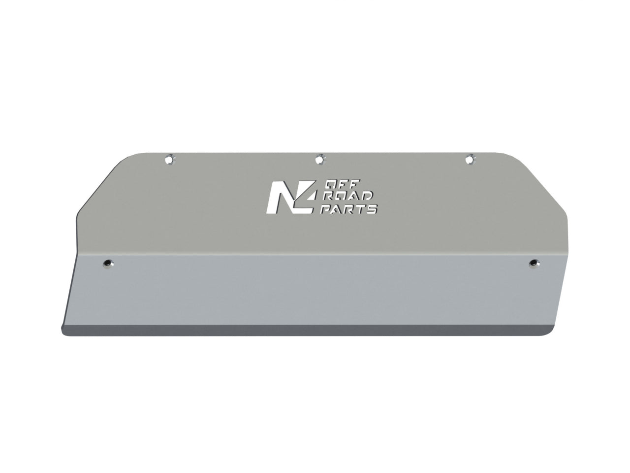 Protection inférieure en aluminium de 8mm pour Jeep Wrangler JL et Gladiator avec pare-chocs N4-Offroad, ski de protection avant robuste.