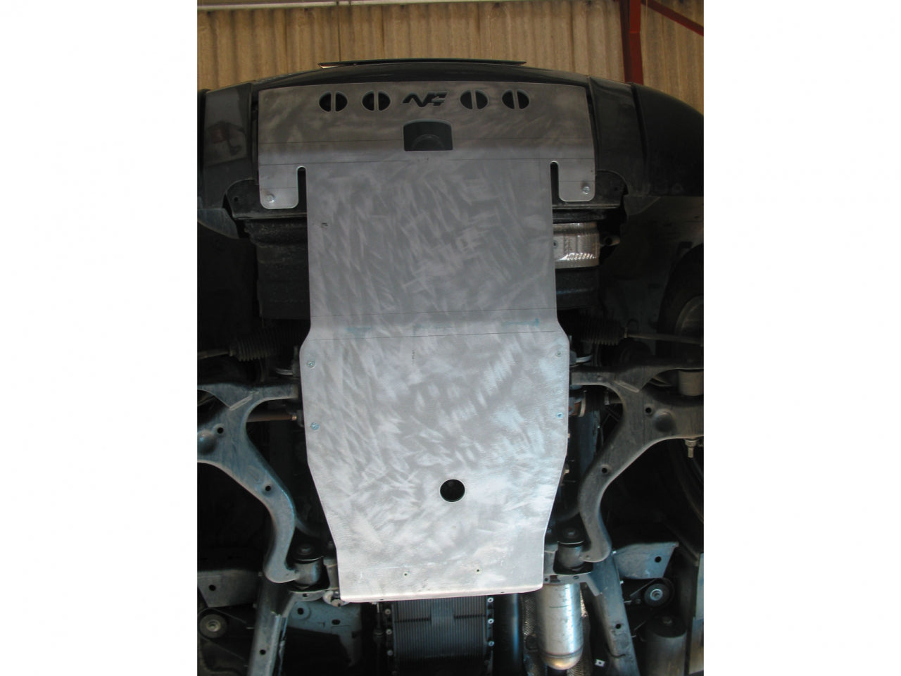 Protection avant en aluminium de 8mm pour Land Rover Discovery III N4-Offroad, protection inférieure robuste pour l off-road.