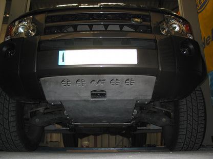 Protection avant en aluminium de 8mm pour Land Rover Discovery III N4-Offroad, protection inférieure robuste et durable.