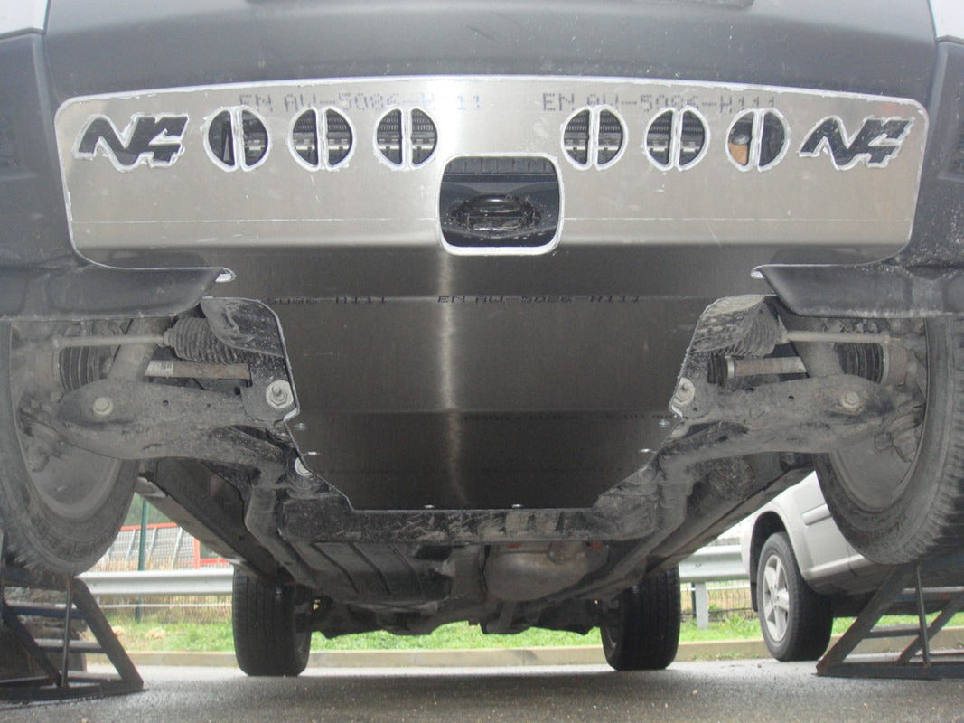 Protection inférieure en aluminium de 8mm pour Land Rover Discovery IV, ski de protection avant robuste N4 OFFROAD.