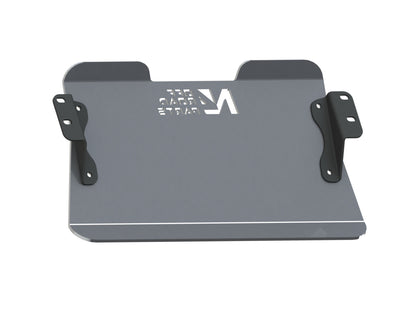 Protection inférieure en aluminium de 8mm pour Toyota HDJ80 avec treuil mécanique, fabriquée par N4 OFFROAD.