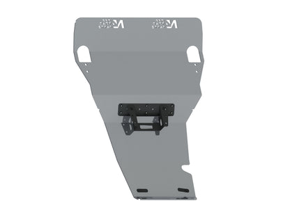 Protection avant en aluminium 8mm pour Toyota VDJ200, avec pare-chocs ARB N4-Offroad, protections inférieures robustes de N4 OFFROAD.