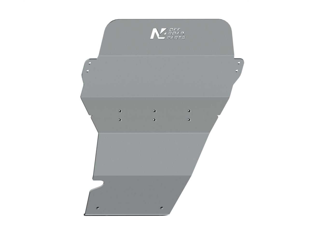 Protection avant en aluminium de 8mm pour Toyota VDJ200, protection inférieure N4 OFFROAD avec pare-chocs N4-Offroad, robuste et durable.