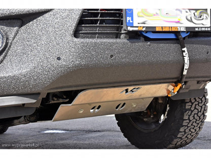 Protection inférieure en aluminium pour boîte de transfert, ski de protection N4 OFFROAD pour Iveco Daily 4x4 2014-2019.