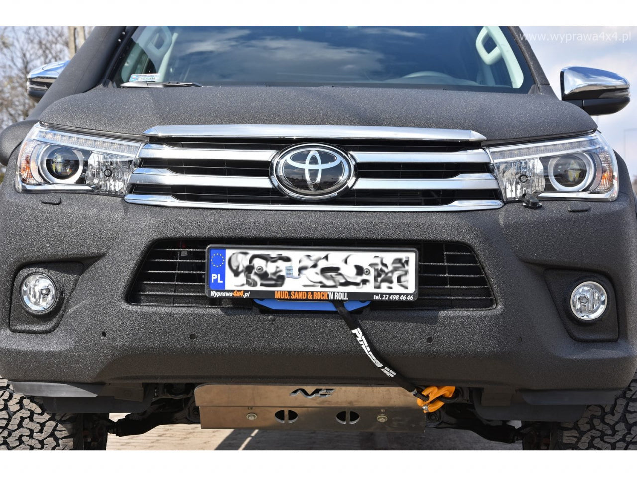 Protection inférieure en aluminium de 8mm pour boîte de transfert, adaptée au Iveco Daily 4x4 07/2014-10/2019, par N4 OFFROAD.