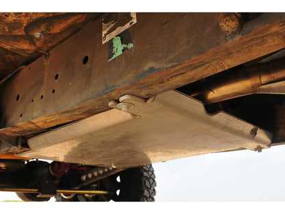 Protection inférieure en aluminium de 8mm pour boîte de transfert Land Rover Defender 110/130 TD5, marque N4 OFFROAD.