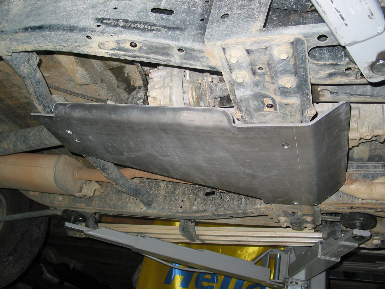 Protection inférieure en aluminium de 8mm pour boîte de transfert Nissan Patrol GR Y60 Y61 5 portes, marque N4 OFFROAD.