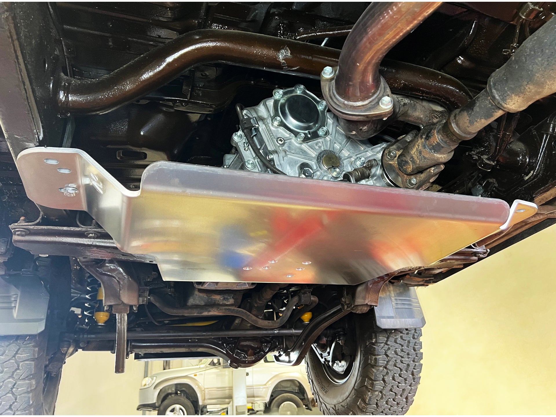 Protections inférieures N4 OFFROAD, ski de protection en aluminium 8mm pour boîte de transfert Toyota GRJ71 HZJ71 HZJ74.