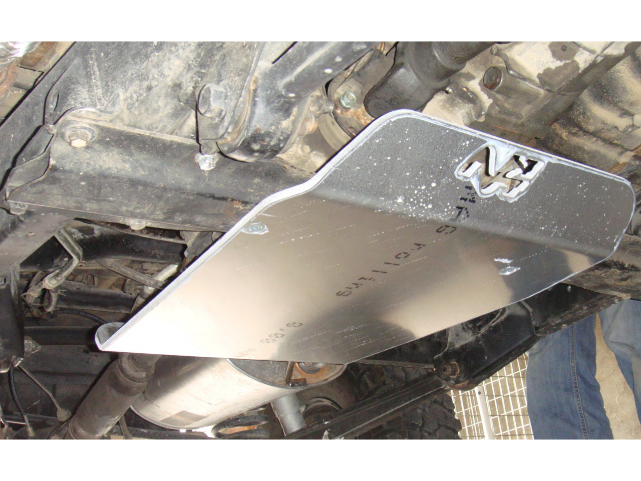 Protection inférieure en aluminium de 8mm pour boîte de transfert Toyota LJ70, KZJ73, KZJ70, N4 OFFROAD, ski de protection robuste.