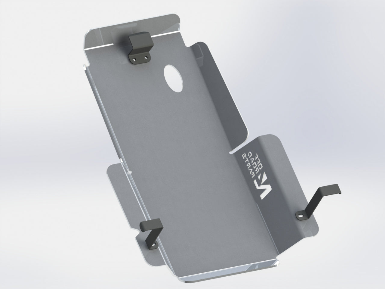 Protection inférieure en aluminium de 8mm pour boîte de vitesses et transfert pour Iveco Massif 5 portes, par N4 OFFROAD.
