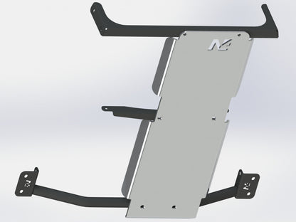 Protection inférieure en aluminium de 8mm pour boîtes de vitesses et transfert, compatible Toyota VZJ90 N4 OFFROAD.