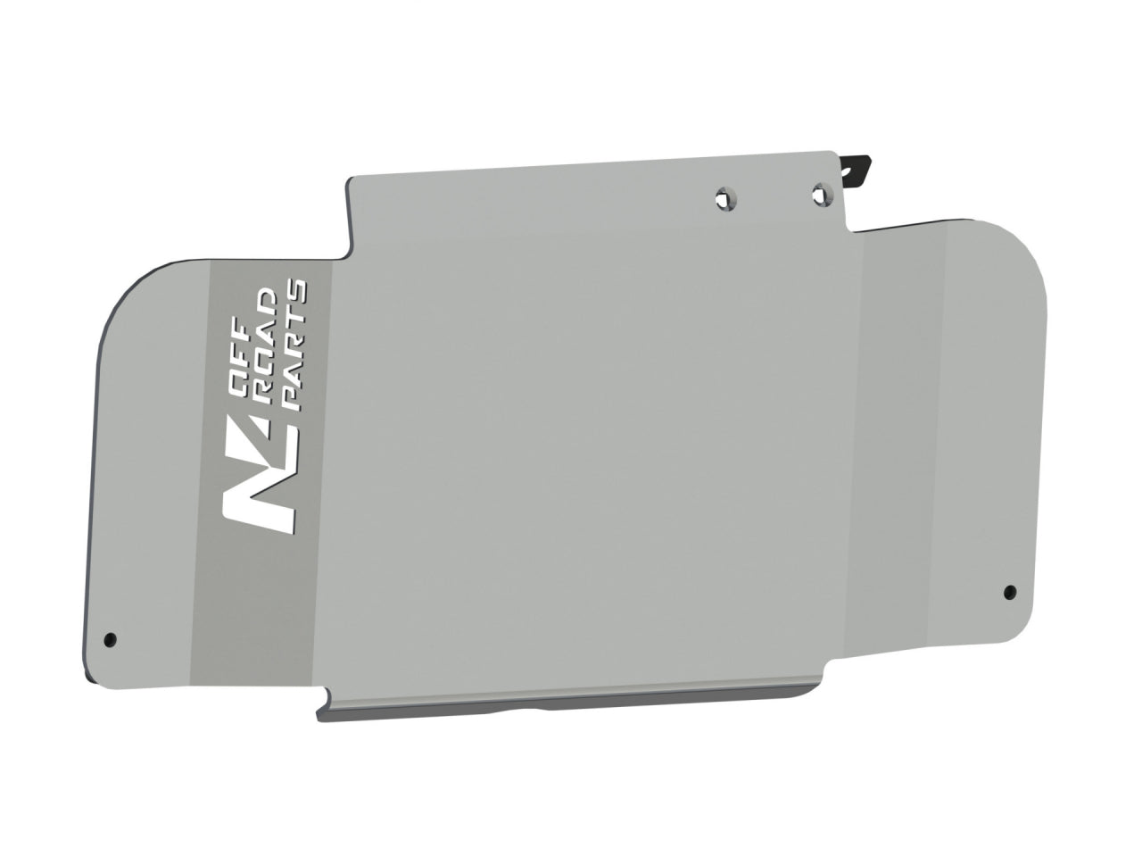 Protection inférieure en aluminium de 6mm pour catalyseur Volkswagen Caddy 4Motion 2015-2020, par N4 OFFROAD.