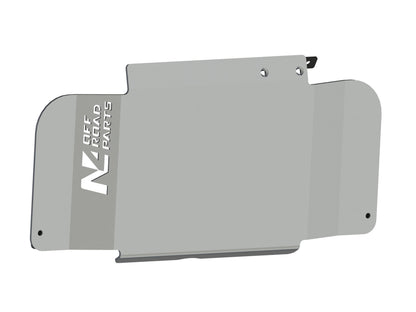 Protection inférieure en aluminium de 6mm pour catalyseur Volkswagen Caddy 4Motion 2015-2020, par N4 OFFROAD.